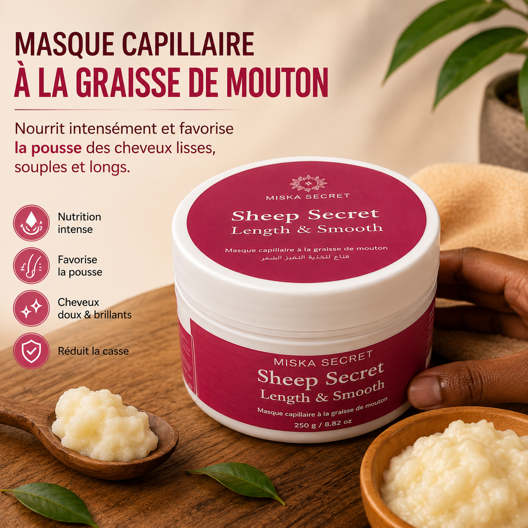 Masque Miracle à la Graisse de Mouton 💖